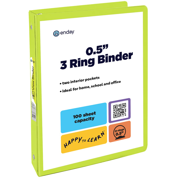 View Binder 1/2" O-Ring With 2 Pockets