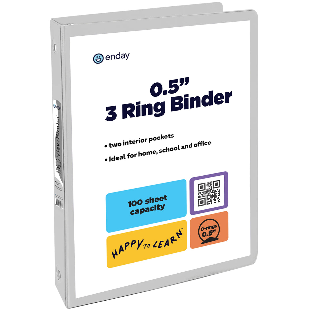 View Binder 1/2" O-Ring With 2 Pockets