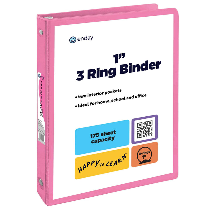 View Binder 1" O-Ring With 2 Pockets
