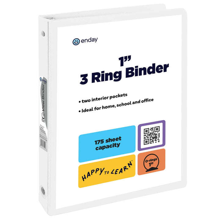 View Binder 1" O-Ring With 2 Pockets