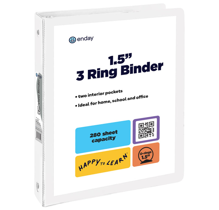 View Binder 1.5" O-Ring With 2 Pockets