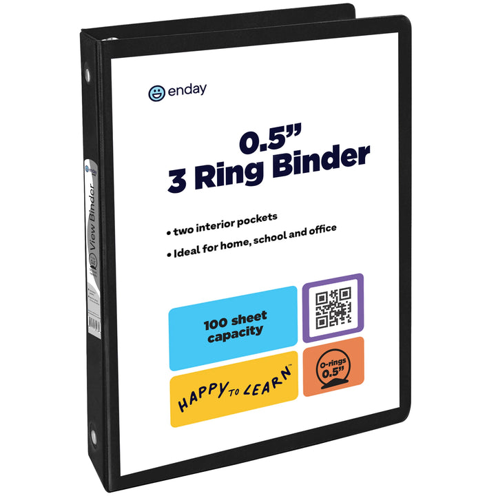 View Binder 1/2" O-Ring With 2 Pockets