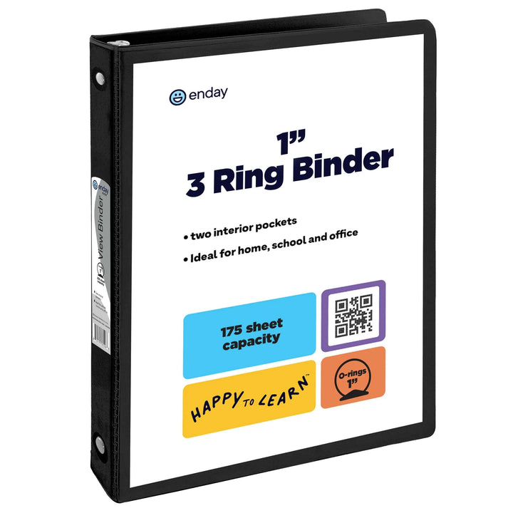 View Binder 1" O-Ring With 2 Pockets