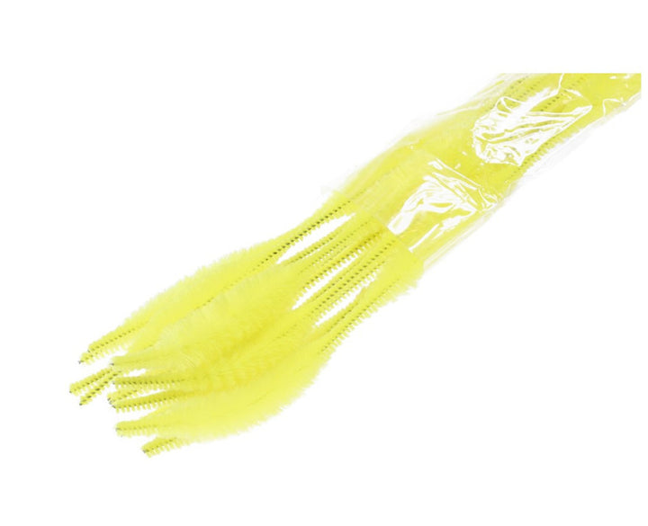 PIPE CLEANERS BUMPS: 12" - YELLOW - 12PC