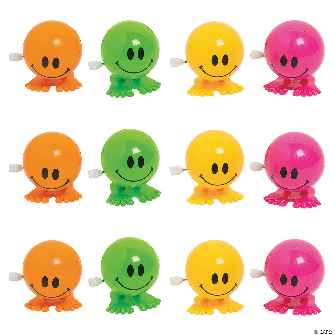 SMILE WIND UP TOY 12 PACK