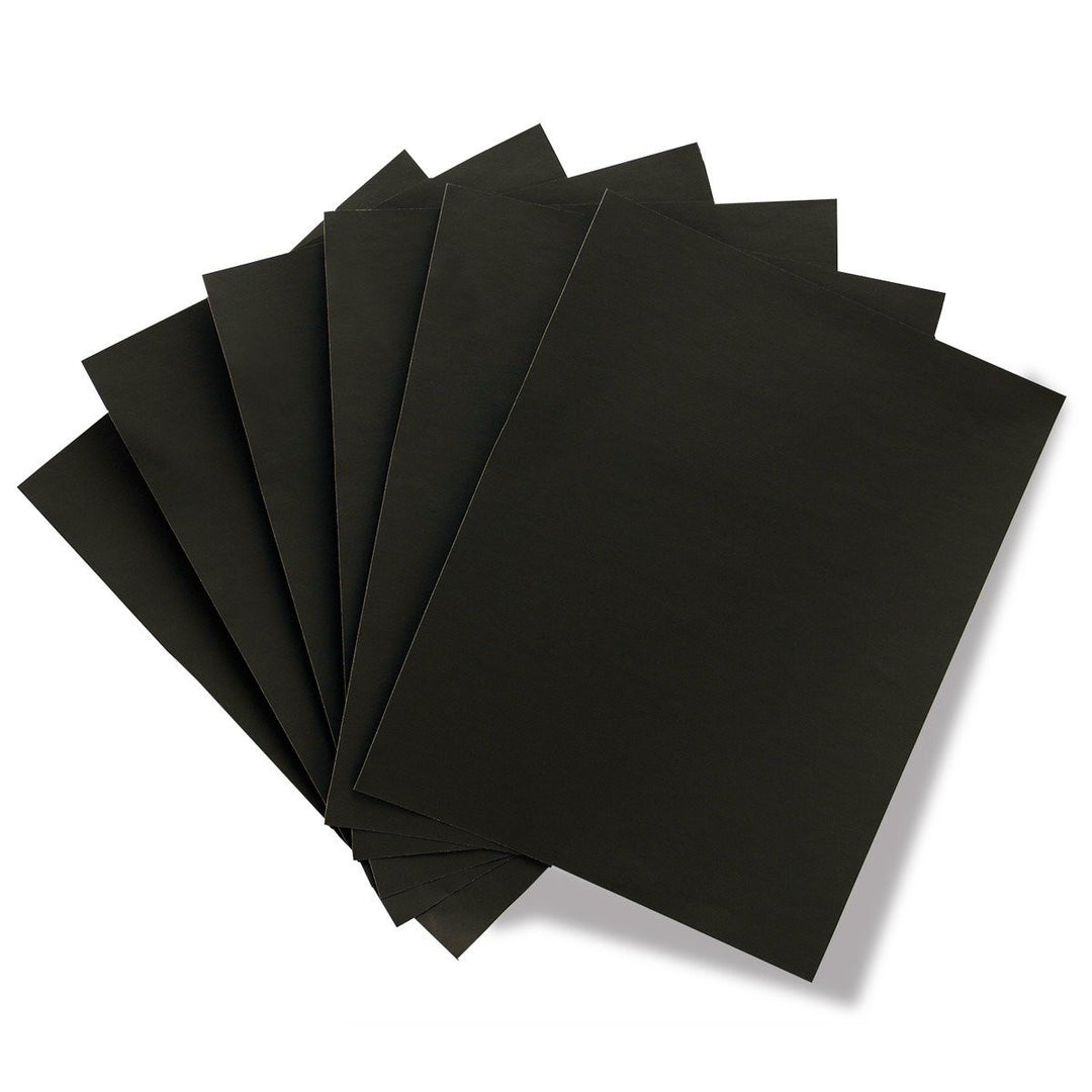 SUPER GLOSSY BOARD  BLACK 8.5 X 11 1 sheet - Creative Kids