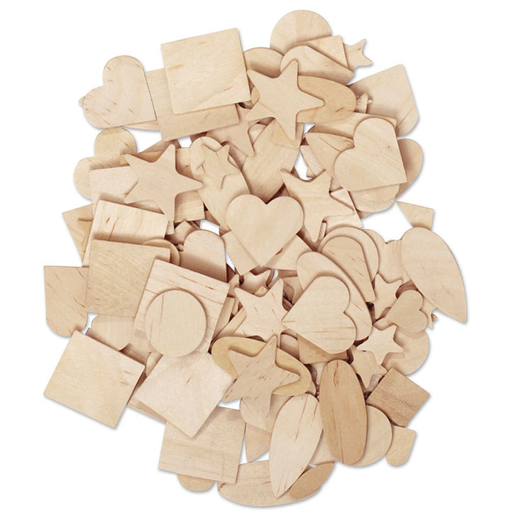 WOOD SHAPES: ASSORTED DESIGNS 1,000 PACK