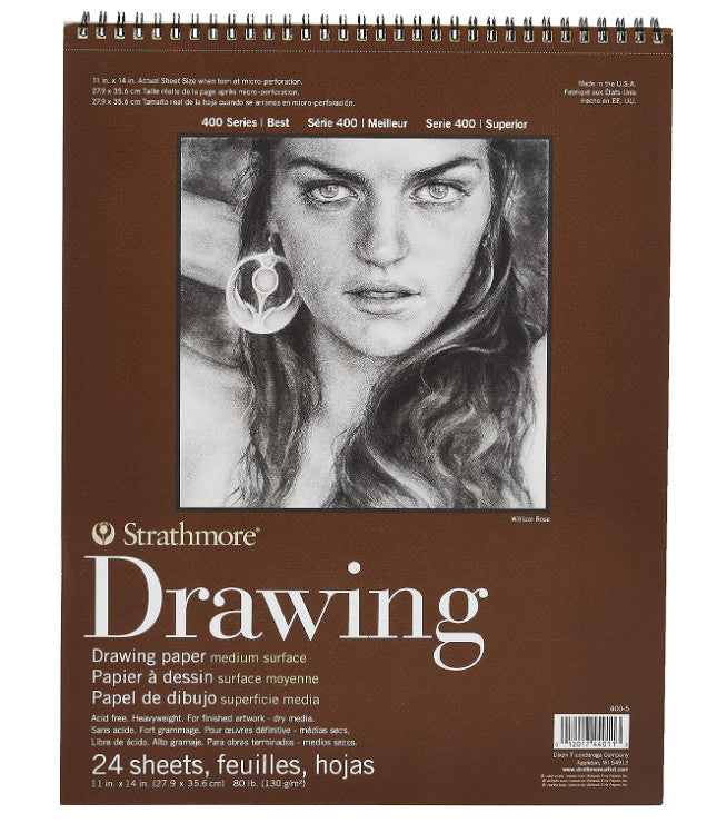 DRAWING PAD  Strathmore brand - 11x14  24sheets
