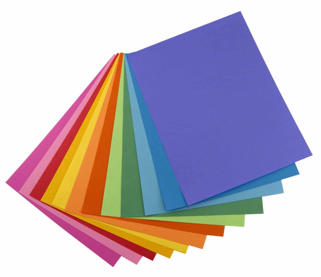 COPY PAPER: 8 1/2"X11" ASSORTED BRIGHT COLORS 96 SHEETS