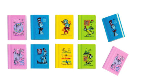 DR SEUSS BOOK  ERASERS - Creative Kids