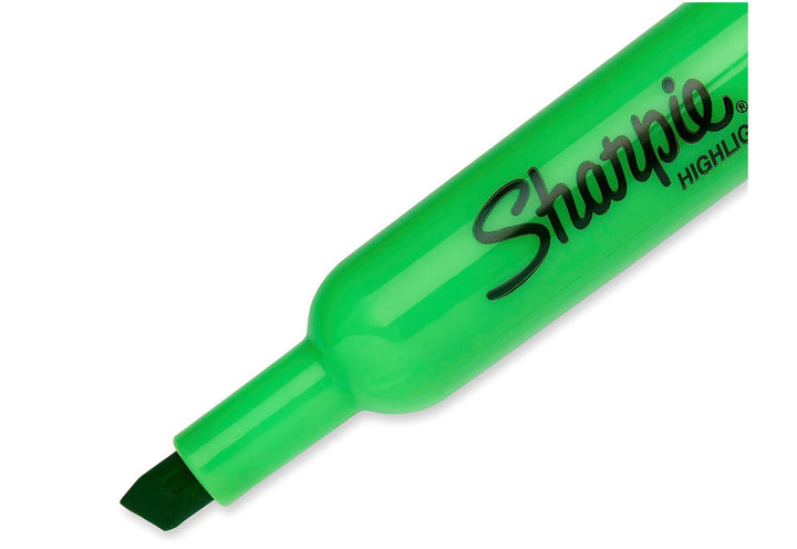 SHARPIE HIGHLIGHTER CHISEL POINT GREEN