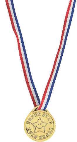 GOLD SUPER STAR MEDAL (12)