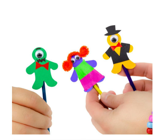 CUT OUTS COLORFUL PEOPLE 2" 100 PACK