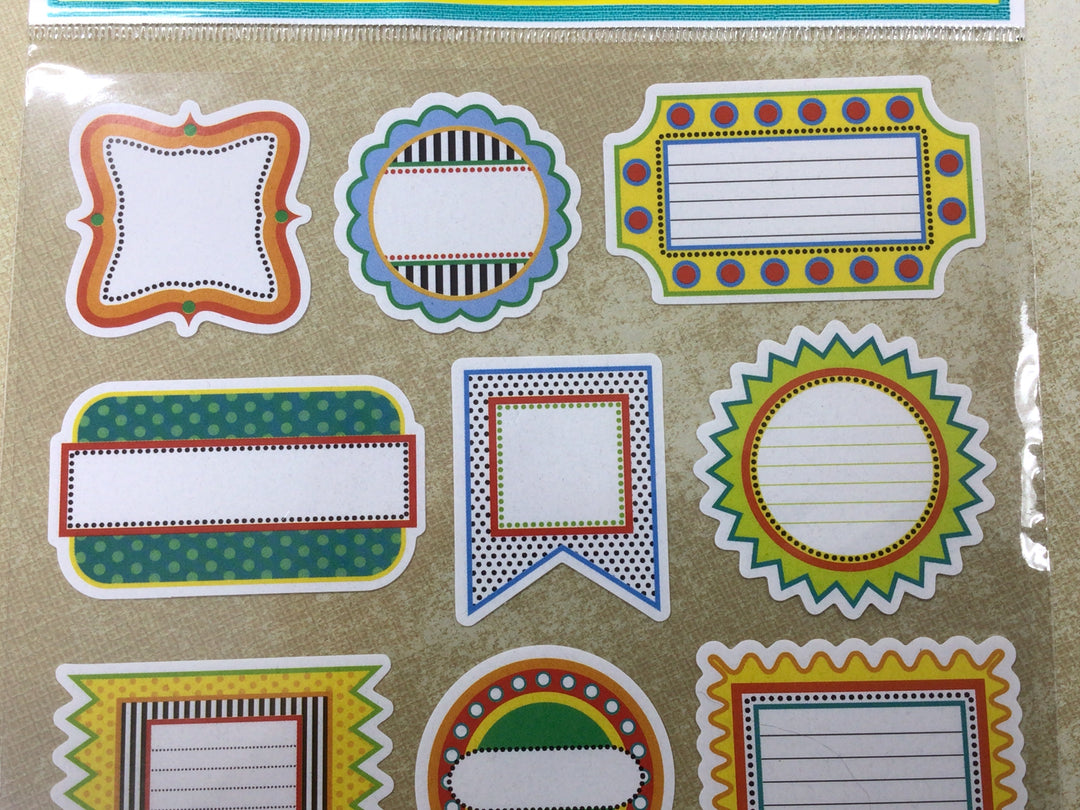 STICKERS: framed labels