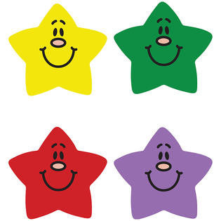STICKER CHART SEALS: SMILING STARS - 810 PACK