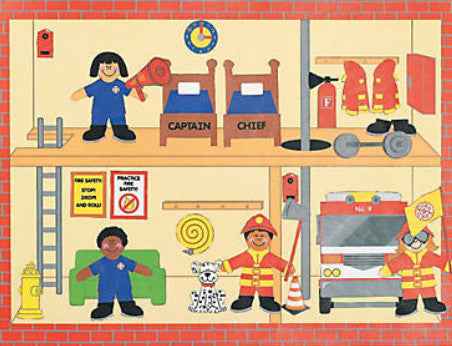 STICKER SCENE: FIREFIGHTER D I Y