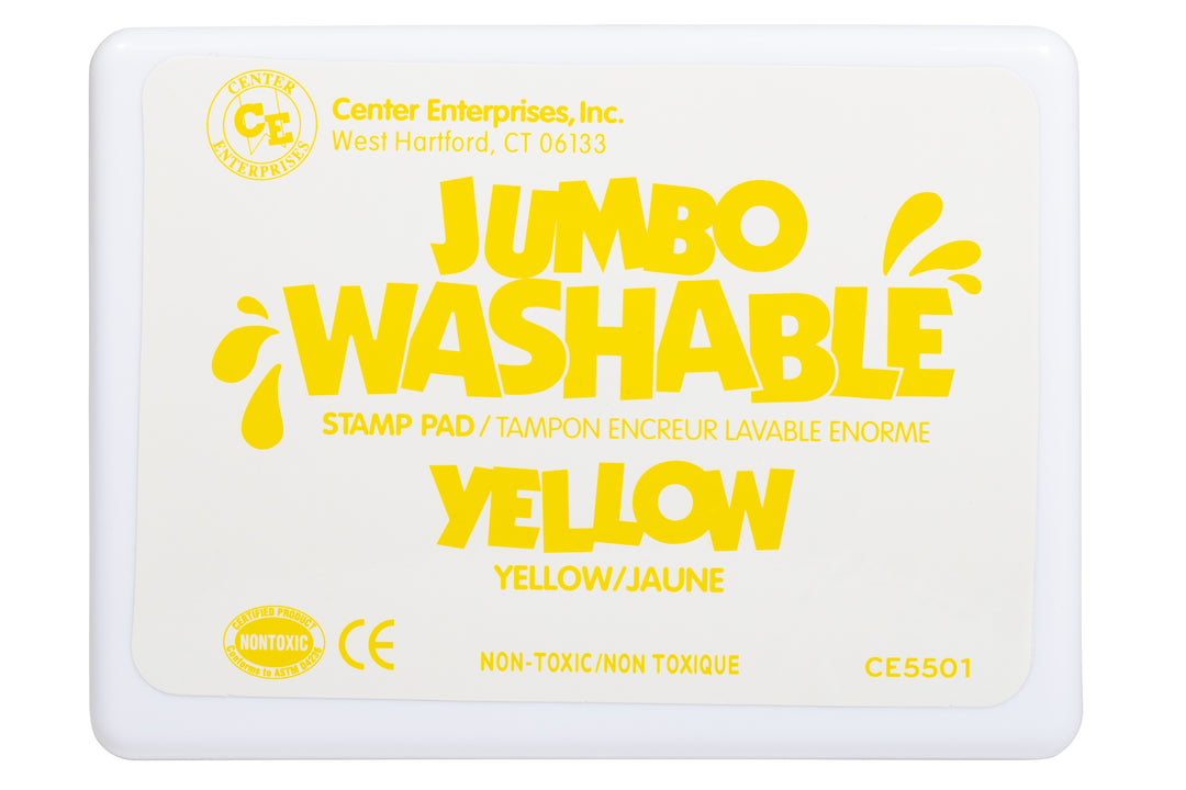 JUMBO STAMP PAD:  WASHABLE YELLOW