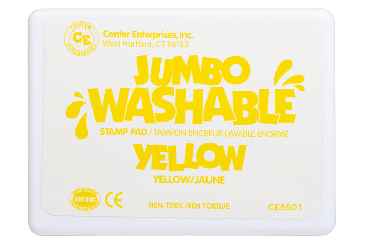 JUMBO STAMP PAD:  WASHABLE YELLOW