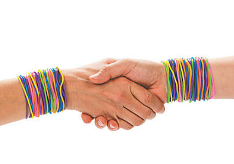 JELLY BRACELETS , NEON ASSORTED COLORS  - 144 PACK
