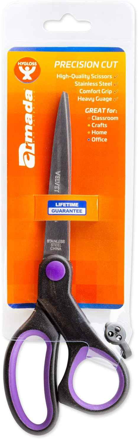 SCISSORS - ADULT 8" VELVET TOUCH
