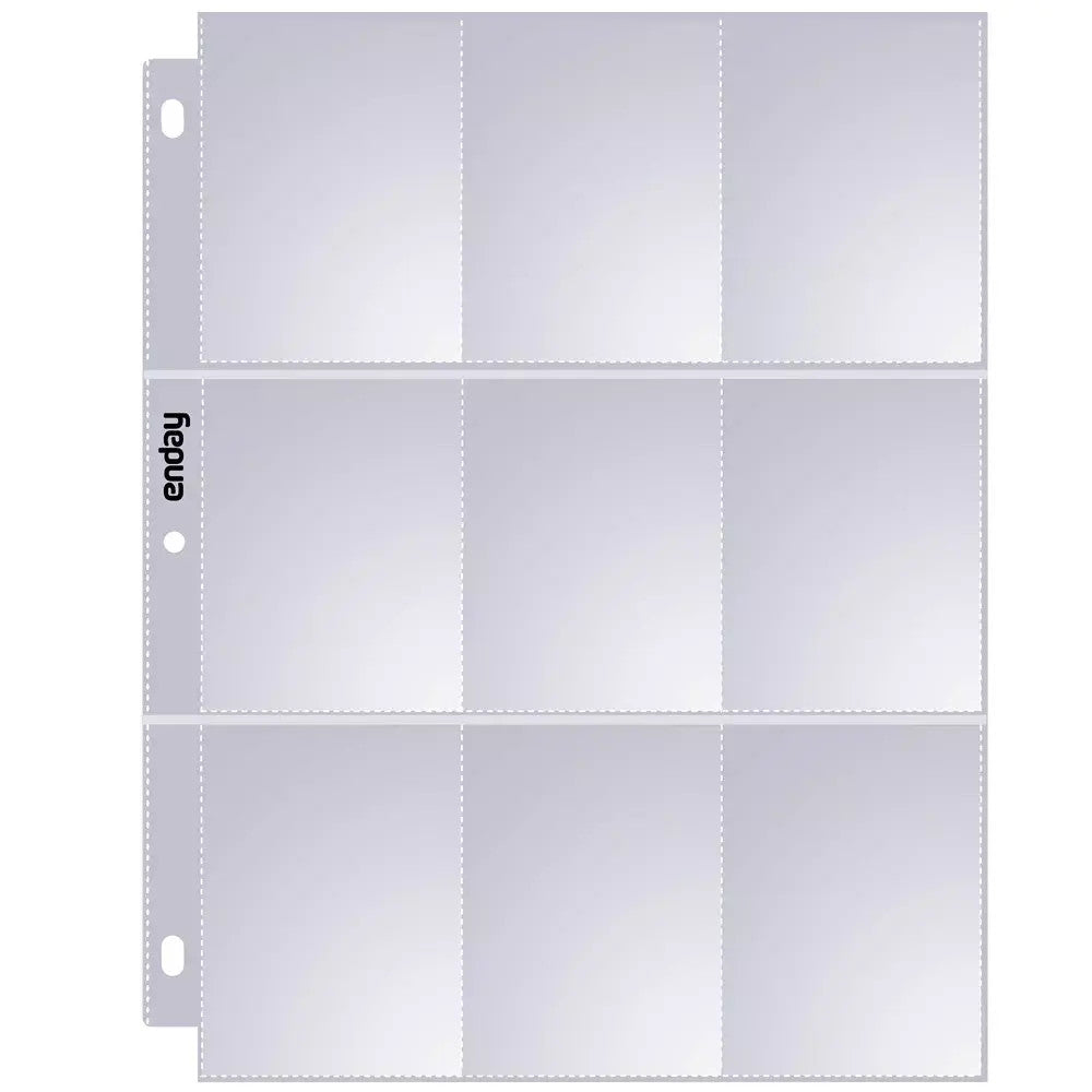 SHEET PROTECTOR - 9-POCKET TOP LOADING 25 PACK