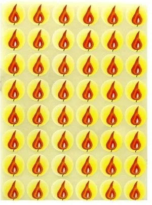 STICKERS: FLAME 10 SHEETS