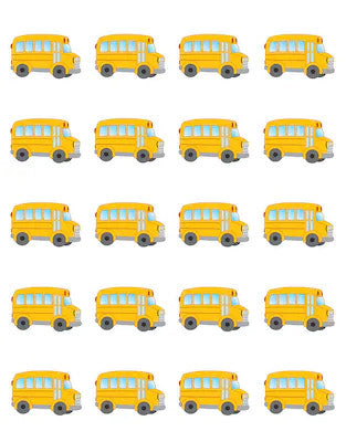 STICKERS: SCHOOL BUS 120 STICKERS