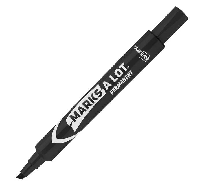 AVERY MARKER: MARKS-A-LOT PERMANENT  BLACK