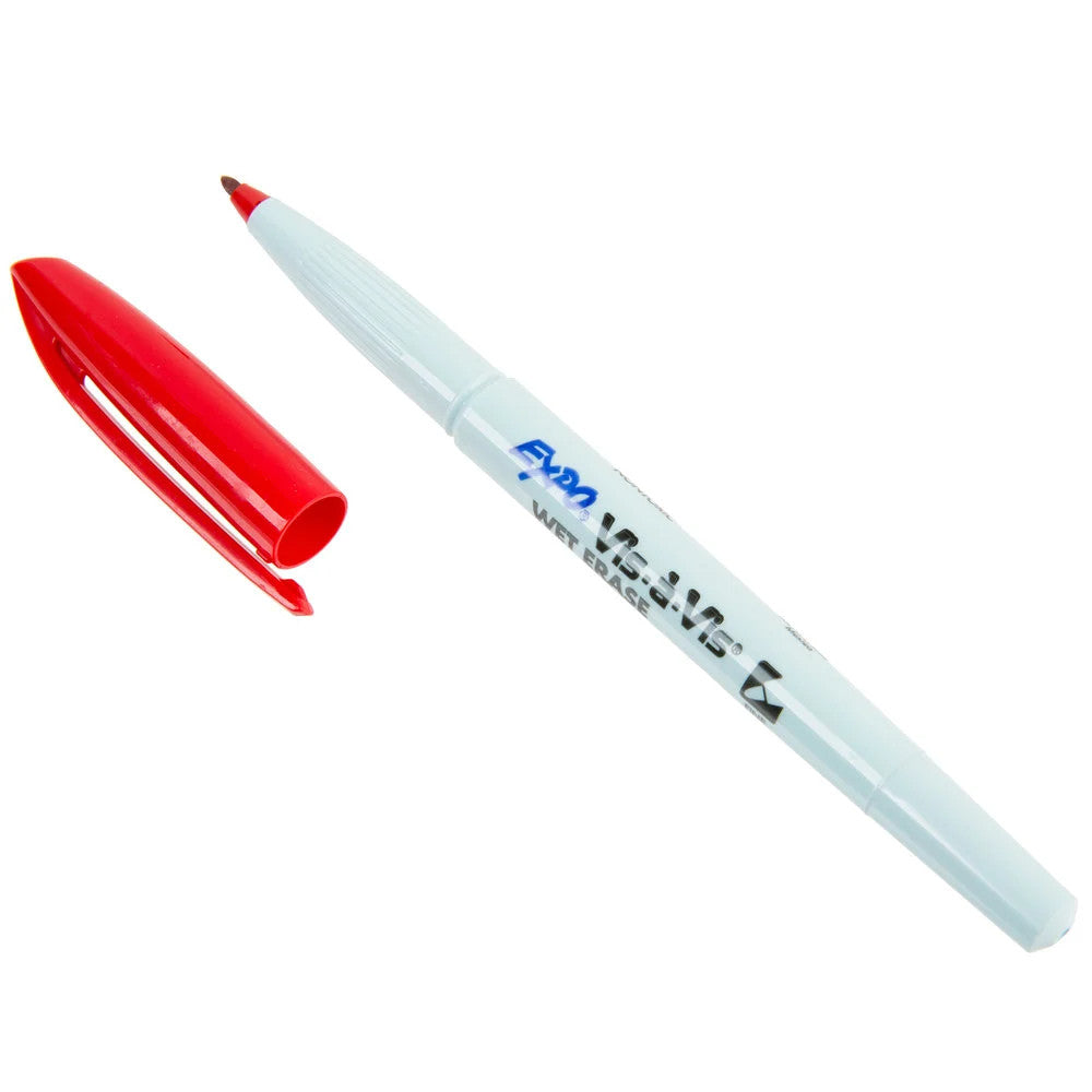 VIS-A-VIS MARKER RED