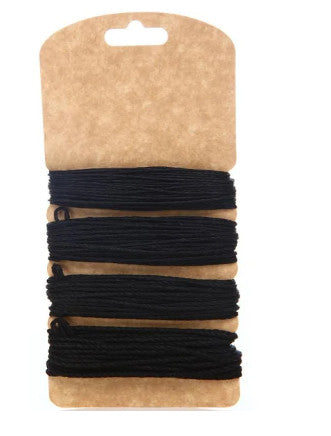 HEMP CORD BLACK 10 YD