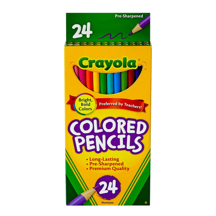 CRAYOLA COLORED PENCILS 24 PACK
