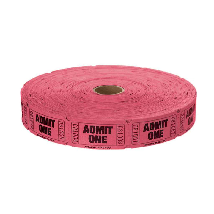 Raffle Tickets Single Admit One 2000 Pack