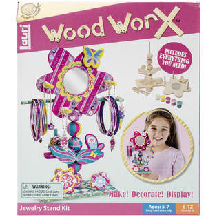 WOOD JEWELRY STAND KIT