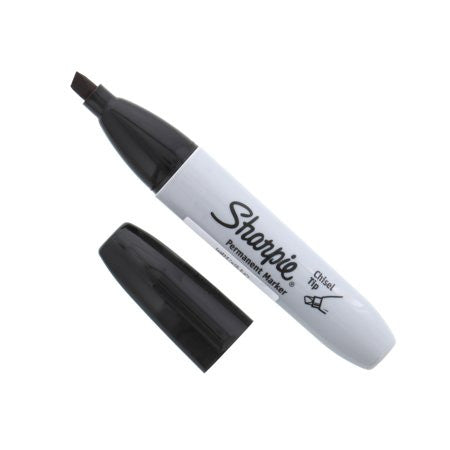 MARKER SHARPIE CHISEL POINT BLACK