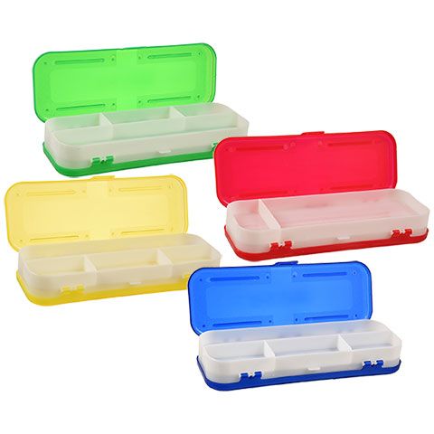 PENCIL BOX - TWO SIDED 8"x3"x1.5"