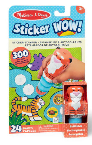 STICKER WOW ACTIVITY BOOK TIGER AGE 3+