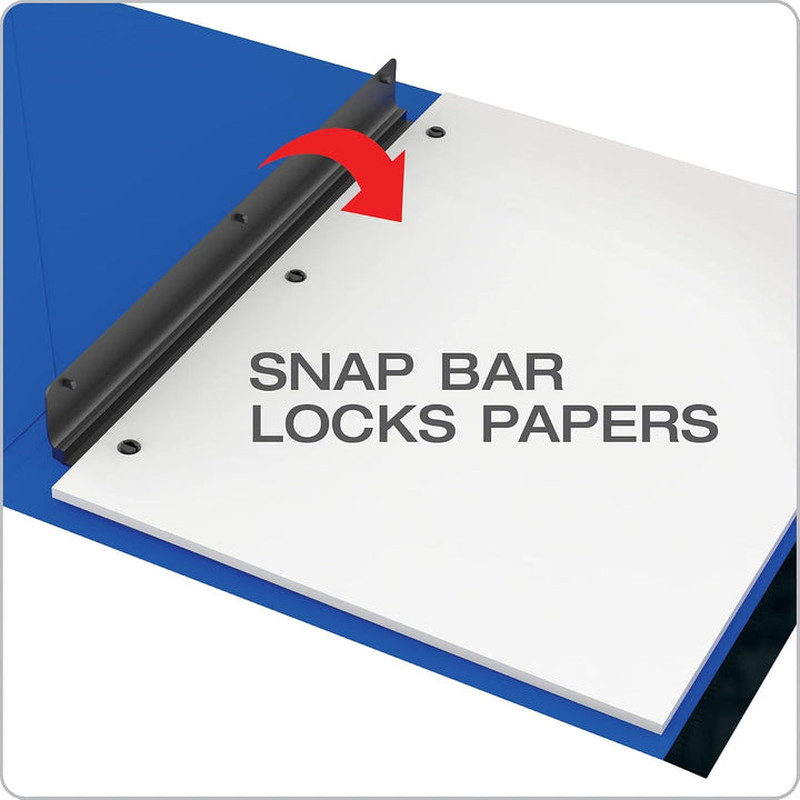 Oxford Plastic Portfolio 5 Pack, Durable Poly Report Cover, Easy Snap Fasteners, Anti-Tear Edges, Letter Size