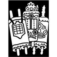 VELVET ART: TORAH 6"x9"