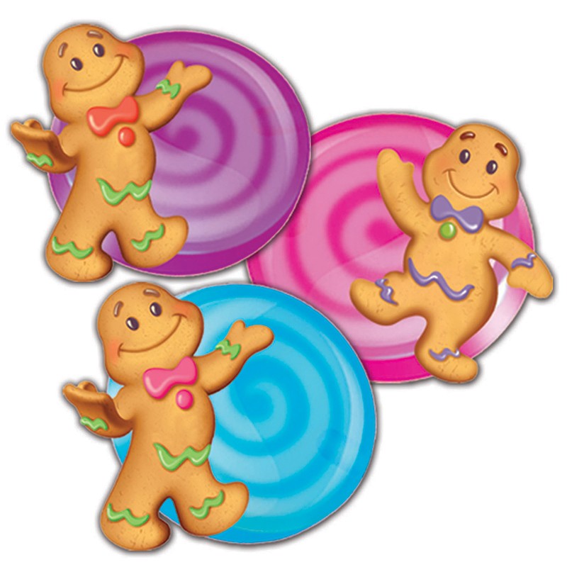 CUT OUTS: CANDY LAND ASSORTED COLORS 5" 36 PACK
