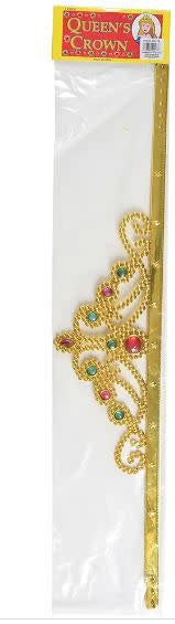 Plastic Queen Crown with Jewels