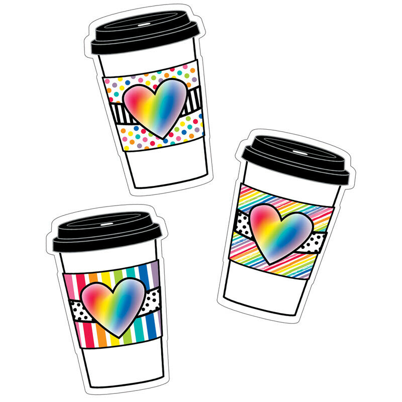 CUT-OUTS: RAINBOW TO GO CUP