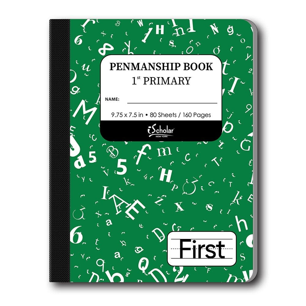 PENMANSHIP BOOK -  GRADE 1 -  80 SHEETS
