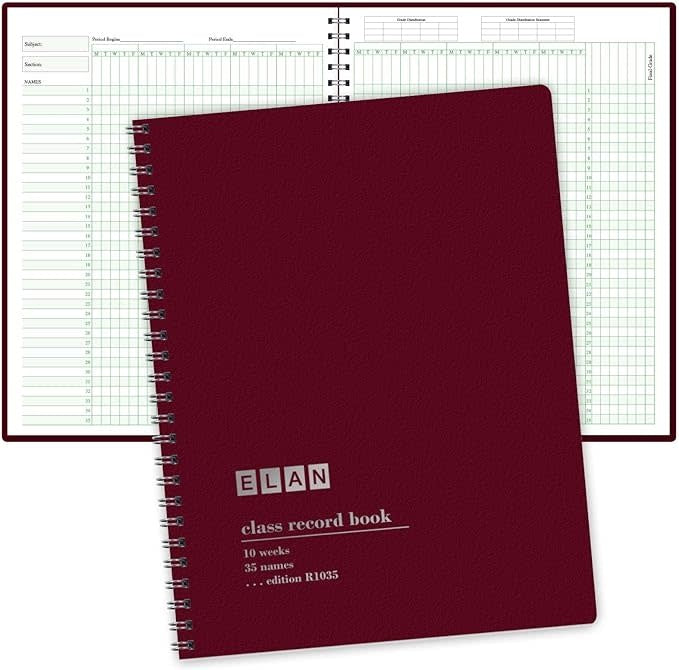 RECORD BOOK - ROLL BOOK  8.5"X11"