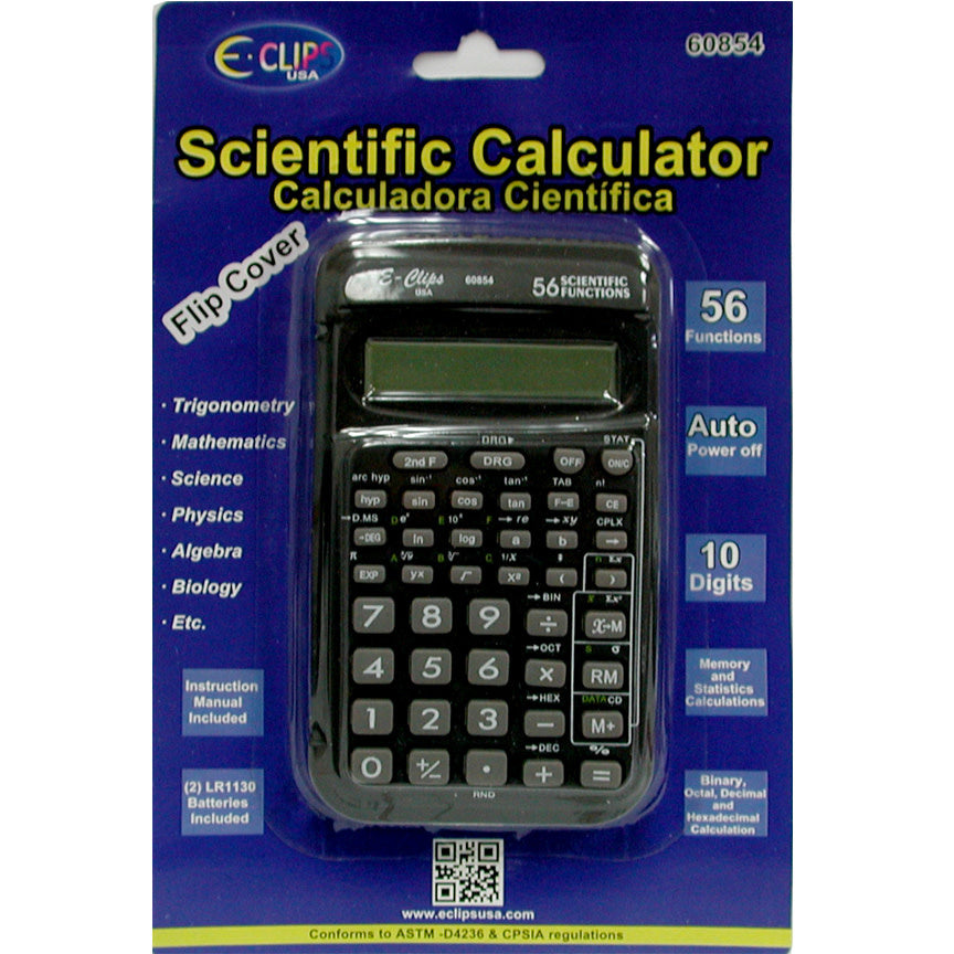 SCIENTIFIC CALCULATOR - 56 FUNCTIONS
