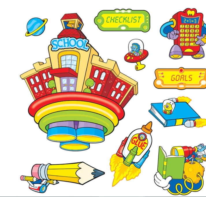 BULLETIN BOARD SET BLAST OFF FOR SCHOOL