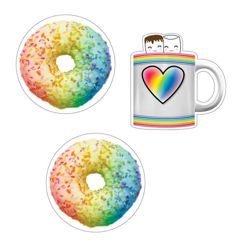CUT-OUTS: DONUTS &amp; COCOA MUGS