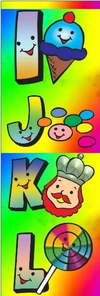 STICKER: ABC WITH PICTURE-2"X3"