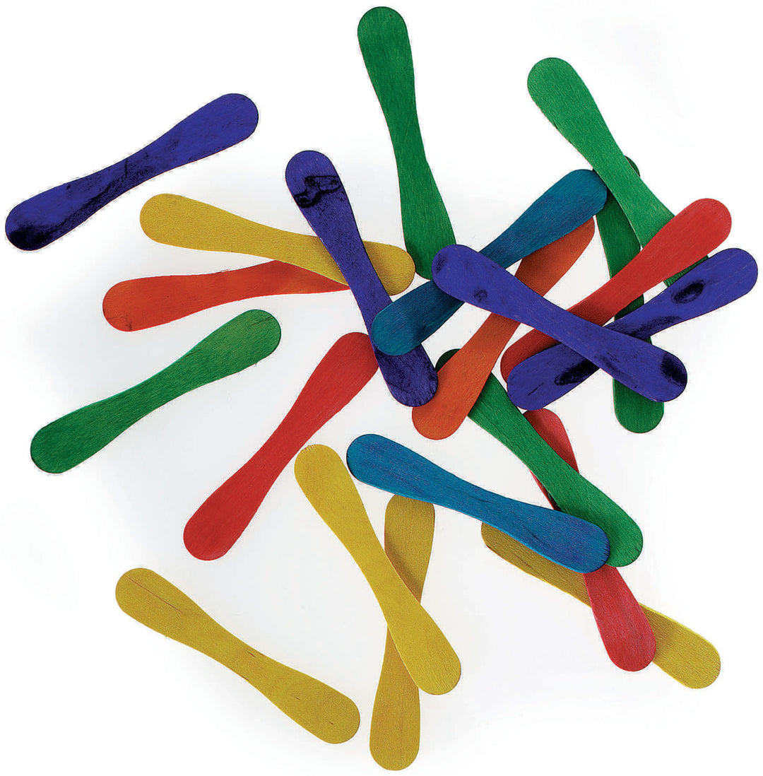 CRAFT SPOONS - MULTI-COLOR 100 PCS