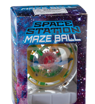 3D MINI MAZE BALL   3 1/2" x 2 3/4"
