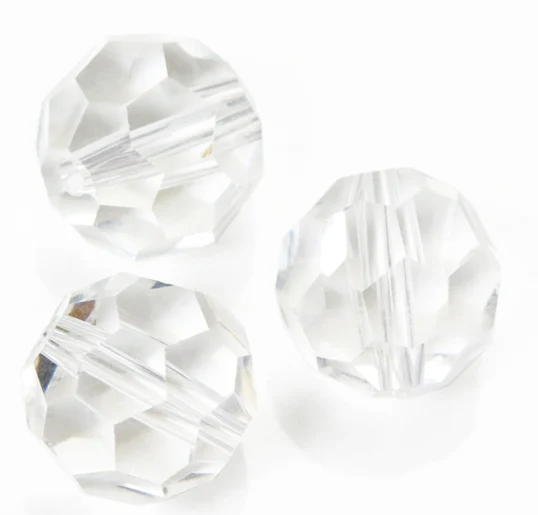 FACETED BEADS: 12MM CLEAR 360 PACK